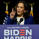 Senator Kamala Harris, the running mate for Democratic presidential candidate Joe Biden, speaks during a campaign event in Wilmington, Delaware, on August 12, 2020.